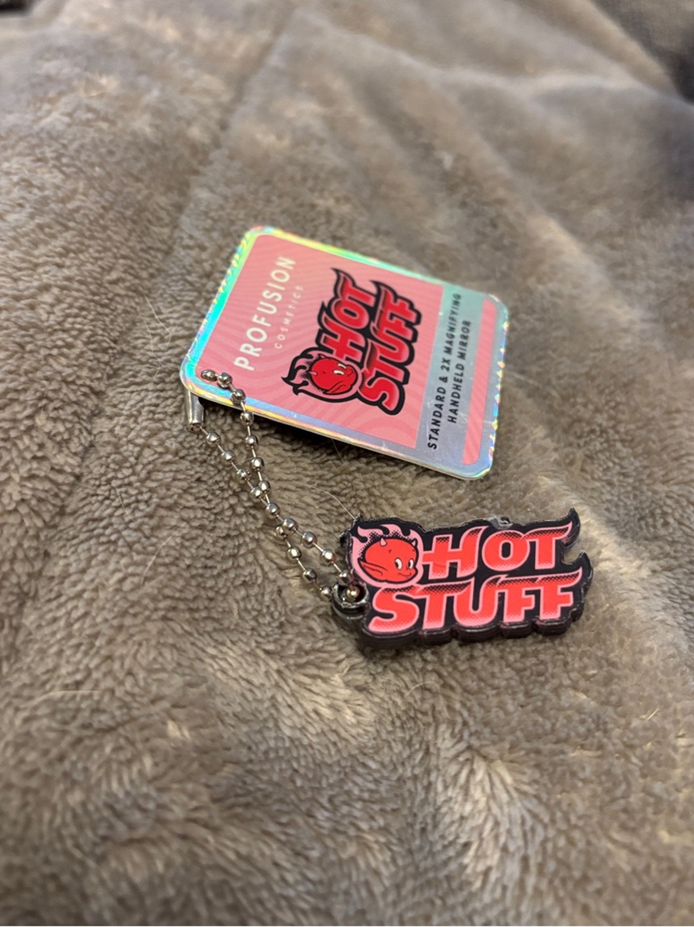 “Hot Stuff” the little devil Keychain Charm
